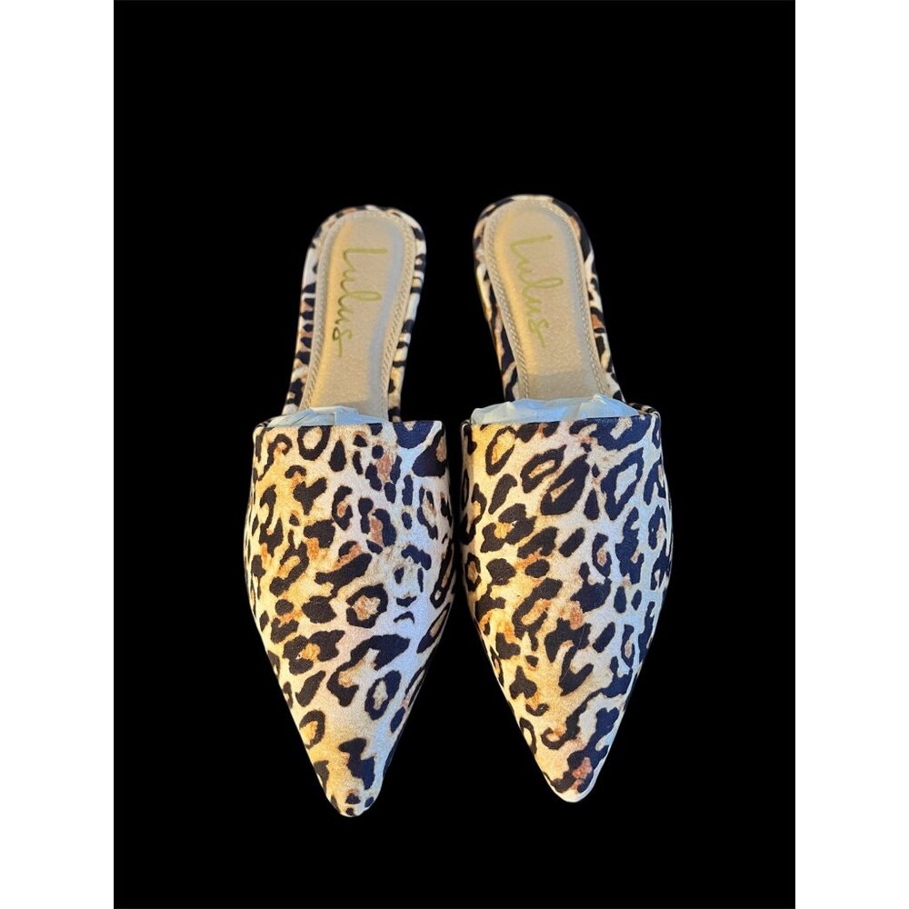 Lulus Casual Leopard Print Slip-On Flats Sz 7 - Picture 4 of 4